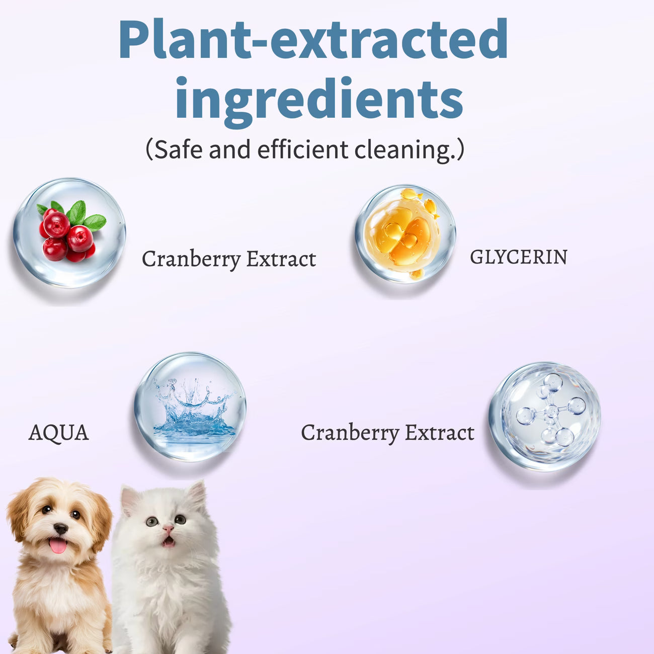 Dog No-Rinse Dry Cleaning Mousse for Long-Haired Dogs, Anti-Tangle Essence