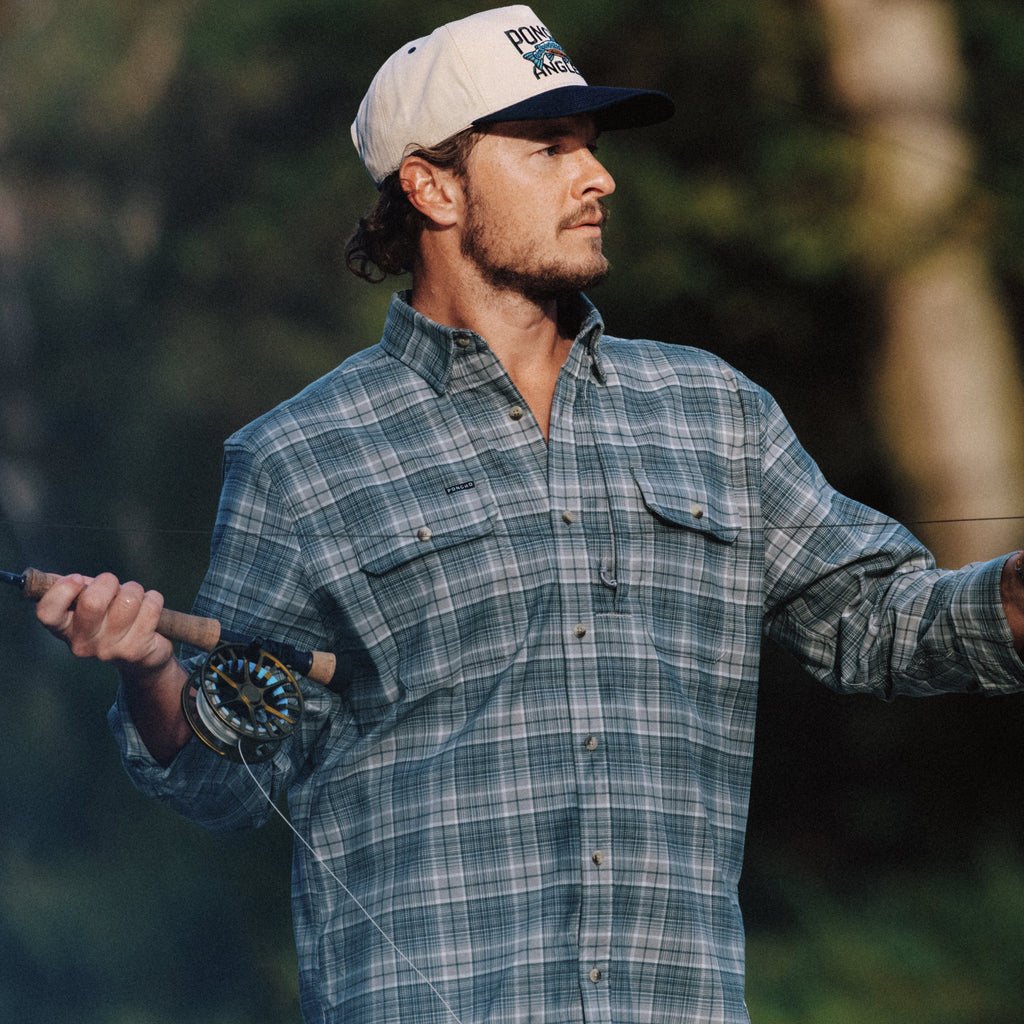 Men's flannel shirt American classic shirt